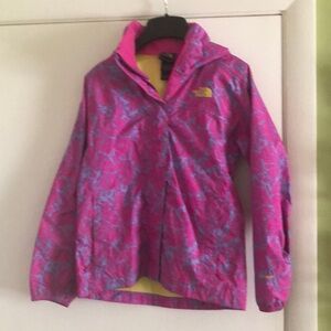 Girls North Face Windbreaker Sz 10/12 EUC